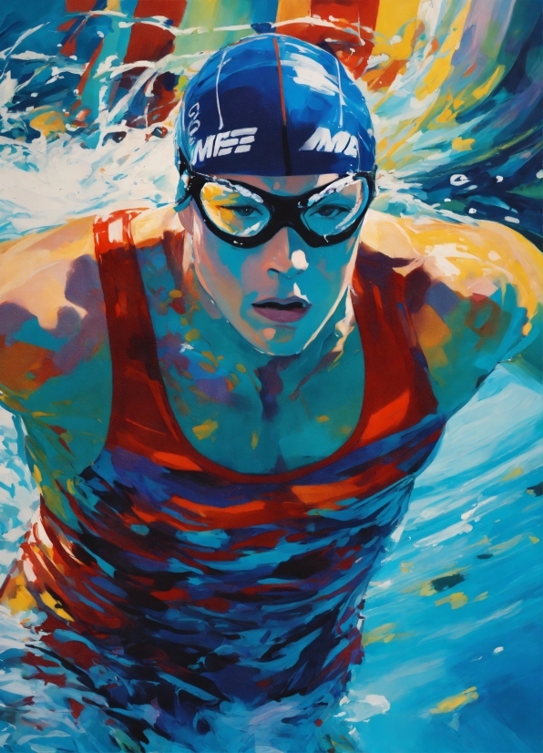 4x4 Logo Vector, Goggles, Paint, Art, Swimming Pool, Aqua
