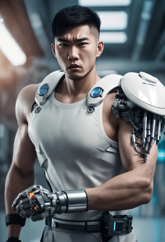 Arm, Muscle, Sports Gear, Sports Equipment, Flash Photography, Vest