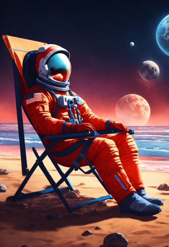 Art, Moon, Painting, Entertainment, Sky, Space