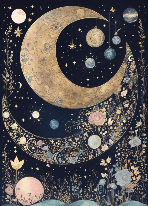 Art, World, Font, Painting, Pattern, Astronomical Object