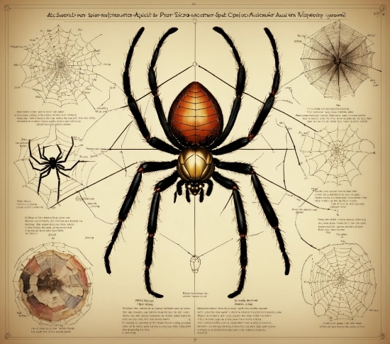 Arthropod, Organism, Insect, Font, Spider, Arachnid