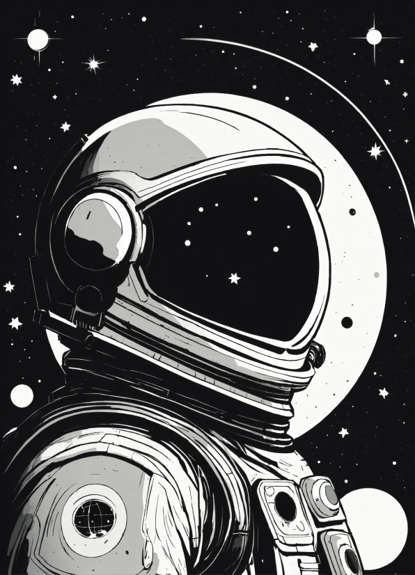 Astronaut, Art, Style, Astronomical Object, Font, Circle