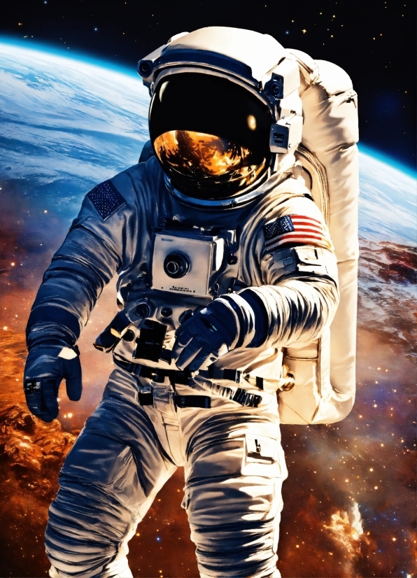 Astronaut, World, Flash Photography, Sky, Glove, Astronomical Object