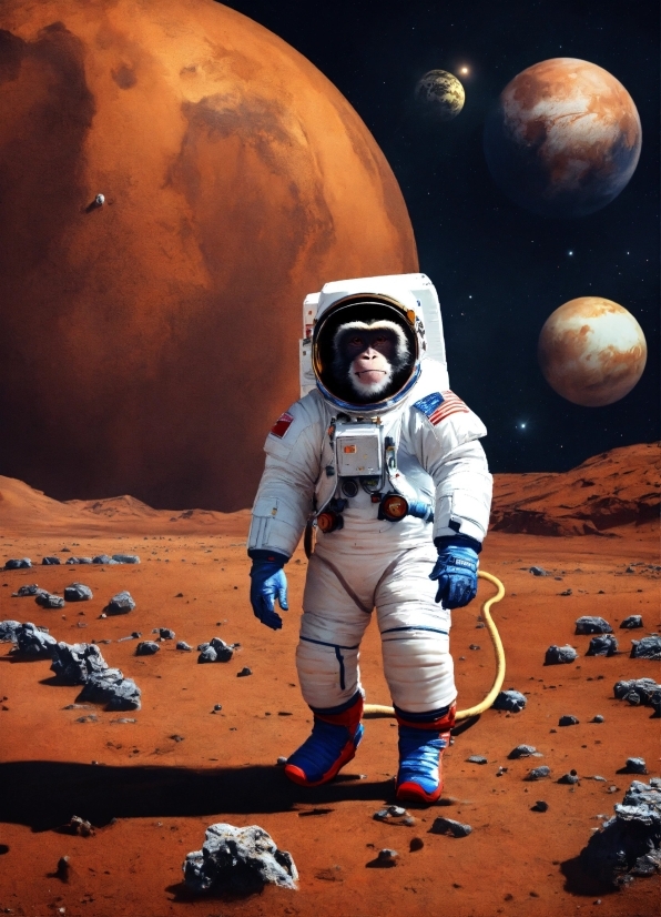 Astronaut, World, Natural Environment, Human, Moon, Astronomical Object