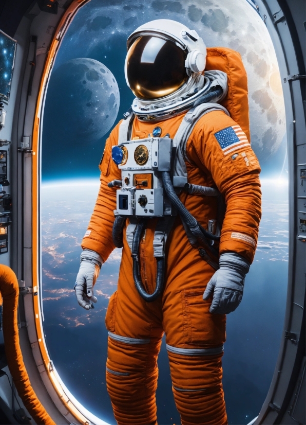 Astronaut, World, Sleeve, Helmet, Personal Protective Equipment, Sports Gear