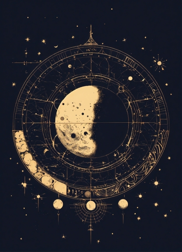 Astronomical Object, Font, Science, Circle, Art, Pattern