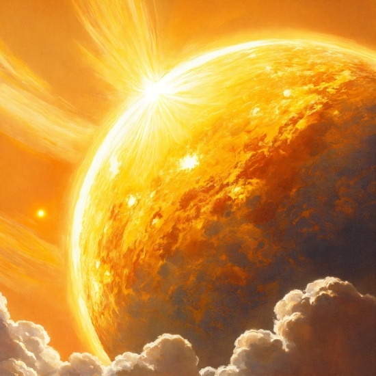 Atmosphere, Amber, Sky, Orange, Sunlight, Astronomical Object