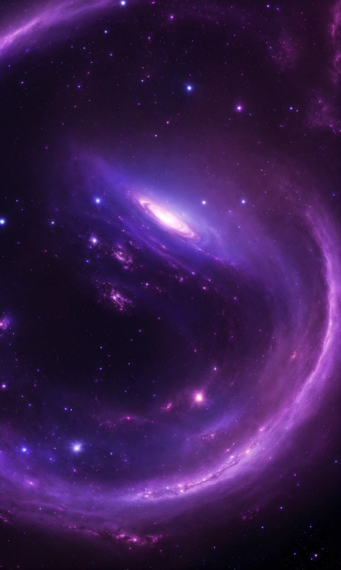 Atmosphere, Purple, Art, Galaxy, Astronomical Object, Star