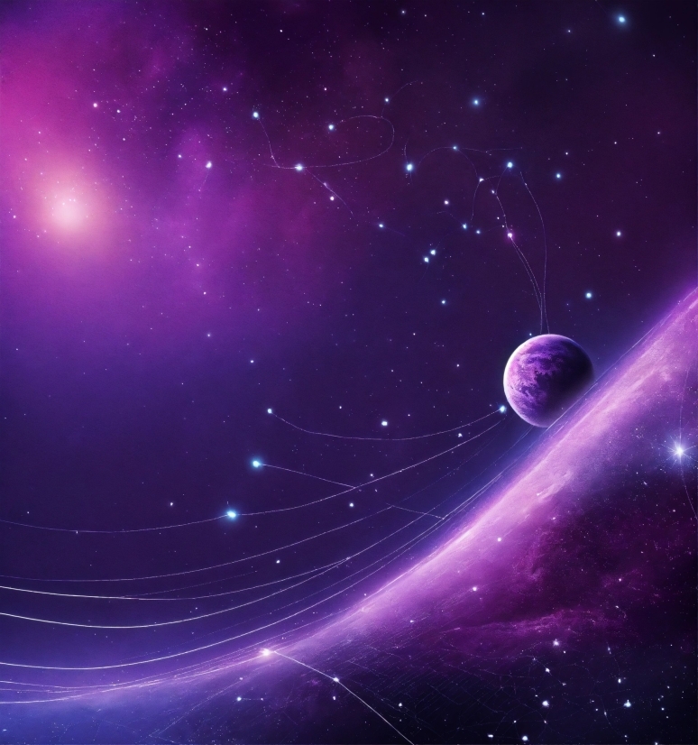 Atmosphere, Sky, Light, Purple, Astronomical Object, Art