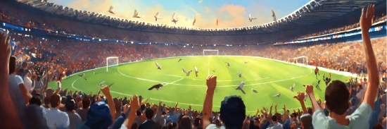 Atmosphere, World, Sky, Player, Crowd, Ball Game