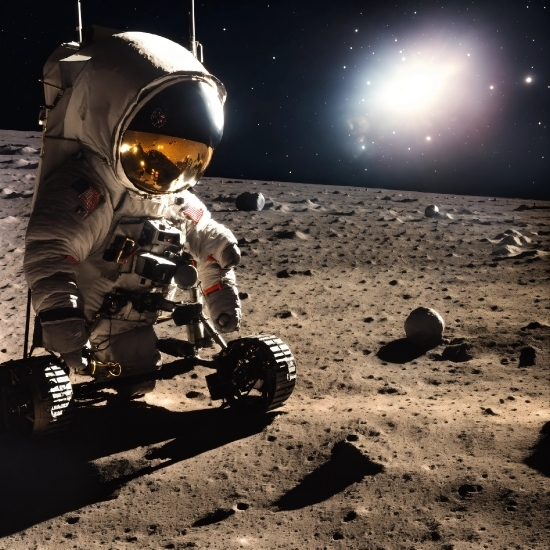Automotive Tire, Astronaut, Flash Photography, Astronomical Object, Space, Vehicle