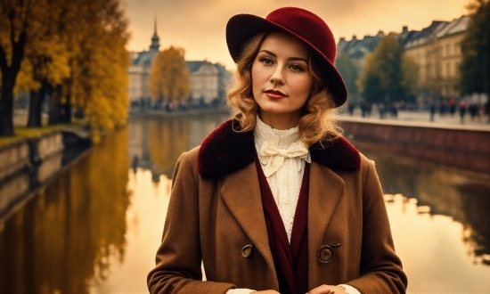 Balance Illustration, Lip, Outerwear, Hairstyle, Water, Hat