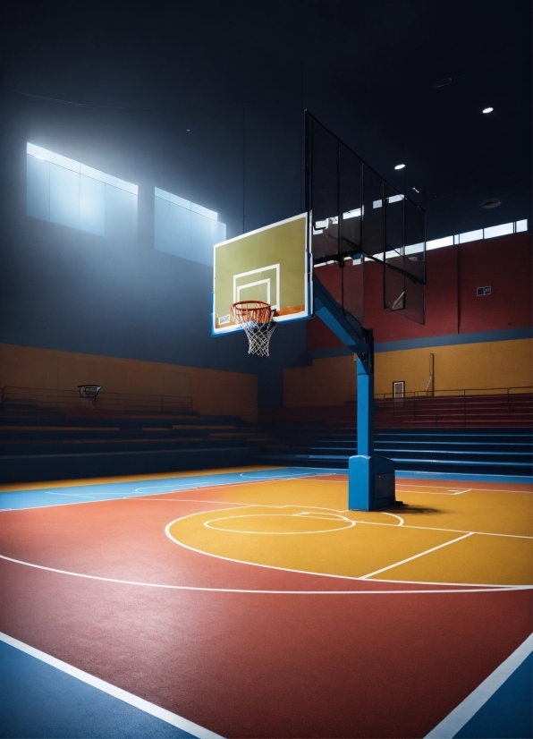 Basketball, Basketball Hoop, Field House, Light, Basketball Court, Ball Game