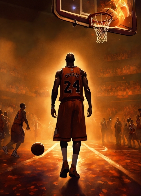 Basketball, Basketball Hoop, Light, Basketball Moves, Sports Equipment, Ball Game