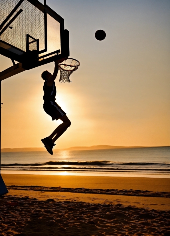Basketball, Sky, Basketball Hoop, Water, Streetball, Light