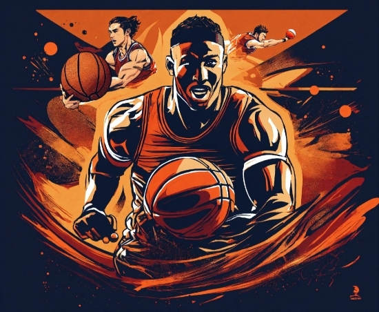 Basketball, Sports Equipment, Ball, Art, Painting, Player