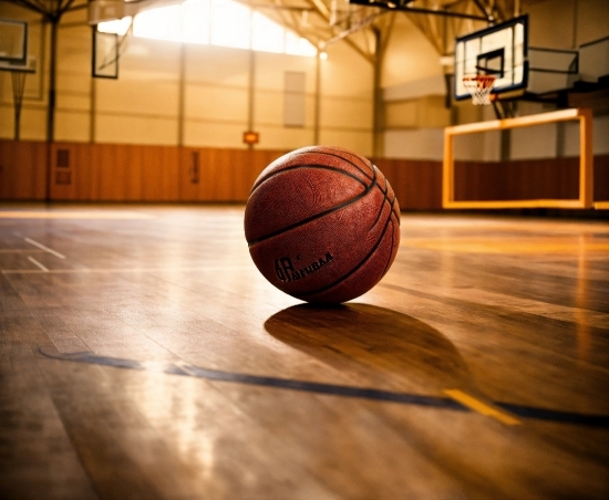 Basketball, Sports Equipment, Light, Wood, Ball, Basketball
