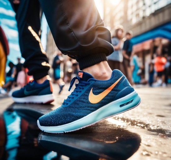 Beach Vector Background, Walking Shoe, Sportswear, Leisure, Electric Blue, Human Leg