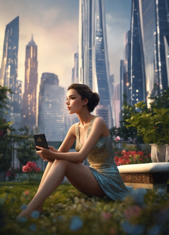 Begrand Photo, Plant, Skyscraper, Sky, Building, Leg