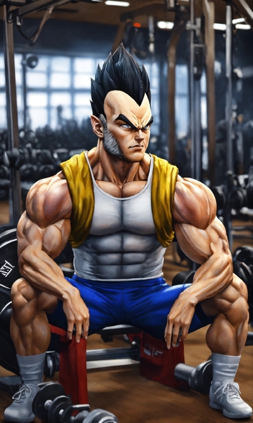 Bhoot Photo, Cartoon, Muscle, Bodybuilding, Bodybuilder, Art