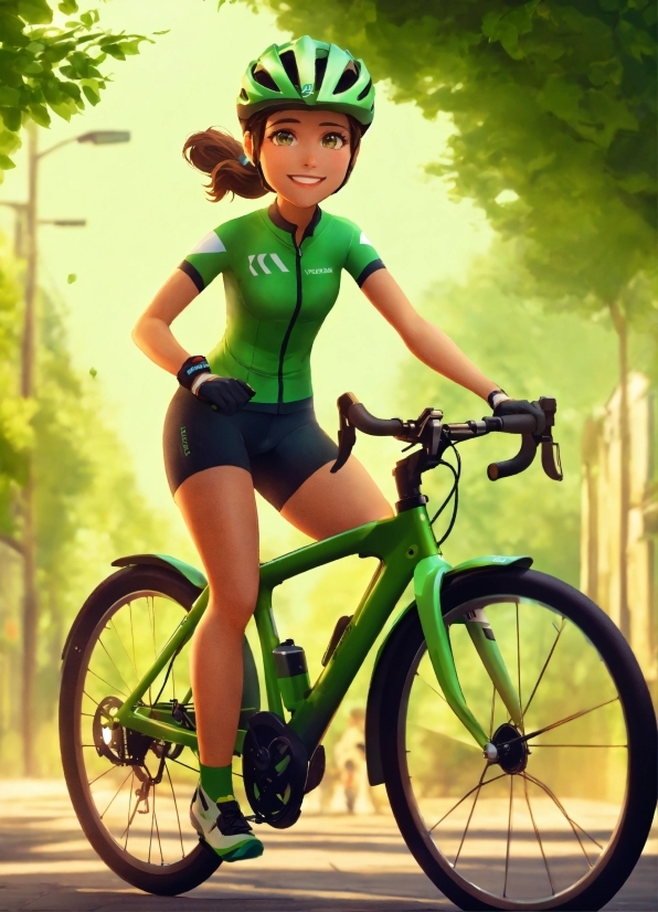 Bicycle, Bicycle Helmet, Wheel, Bicycles  Equipment And Supplies, Tire, Smile