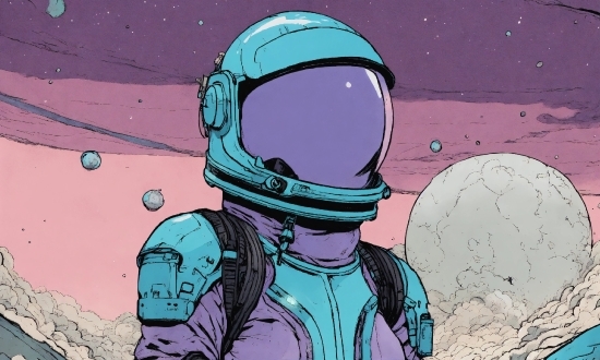 Boba Fett, Astronaut, Cartoon, Pink, Headgear, Art