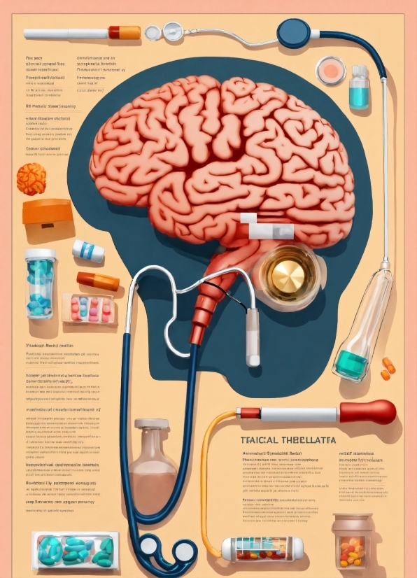 Brain, Human Anatomy, Font, Brain, Poster, Technology