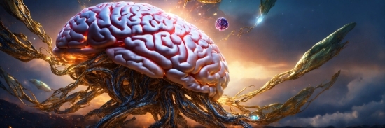 Brain, Human Body, Human Anatomy, Brain, Water, Bioluminescence