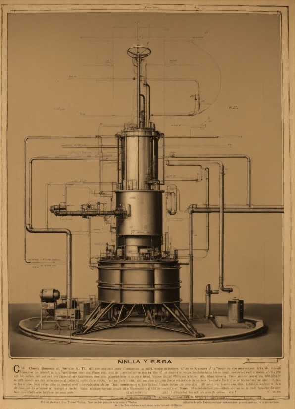 Brain Stock Photo, Cylinder, Font, Engineering, Machine, Drawing