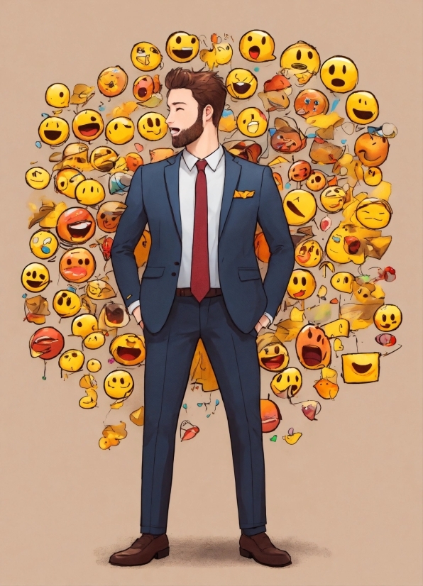 Cardinal Clipart, Sleeve, Orange, Art, Tie, Painting