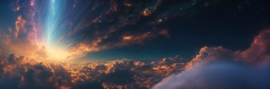 Cloud, Sky, Atmosphere, Afterglow, Dusk, Cumulus