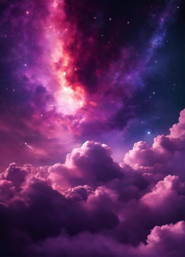 Cloud, Sky, Atmosphere, Purple, Azure, Pink