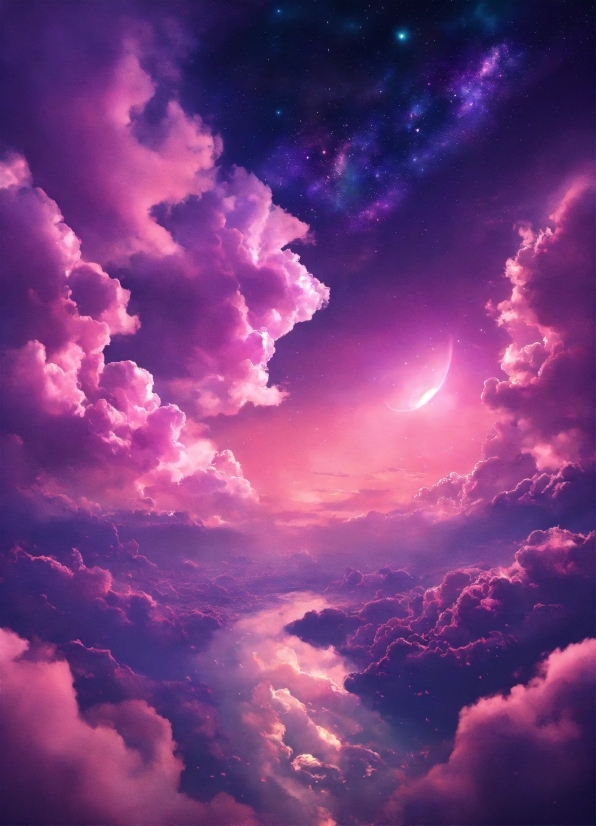 Cloud, Sky, Atmosphere, Purple, Azure, Water