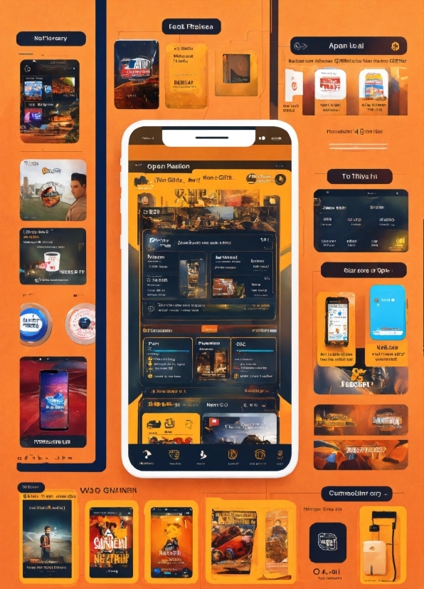 Communication Device, Orange, Gadget, Font, Portable Communications Device, Screenshot