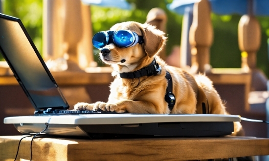 Computer, Dog, Laptop, Personal Computer, Netbook, Dog Breed