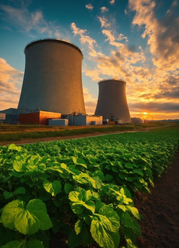 Cooling Tower, Cloud, Nuclear Power Plant, Sky, Plant, Ecoregion