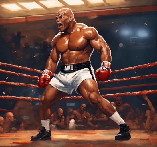 Cosmetic Vector, Shorts, Muscle, Sports Equipment, Striking Combat Sports, Bodybuilder