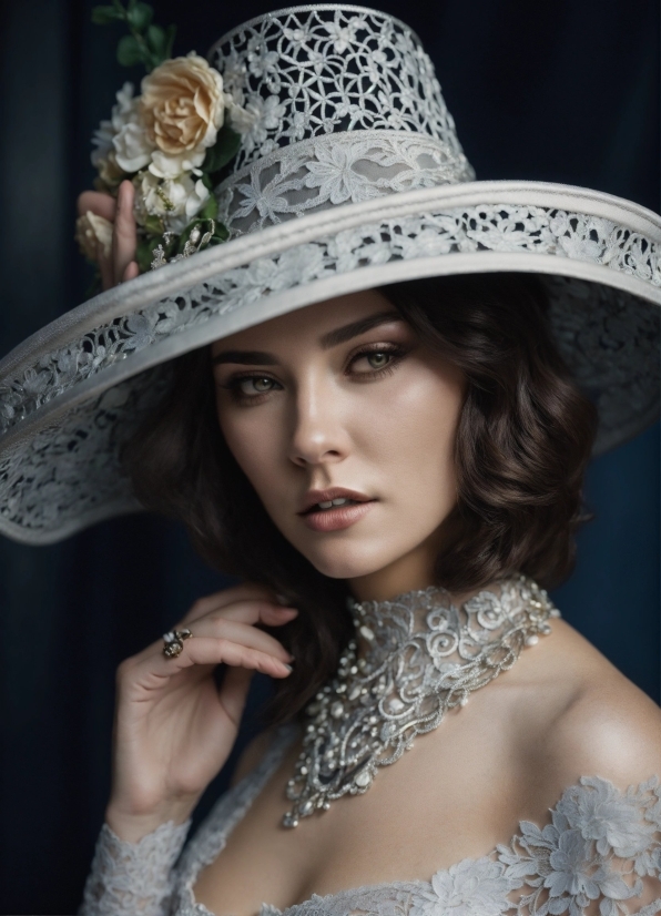 Creative Art And Framing, Lip, Hairstyle, Hat, Eyelash, Fashion