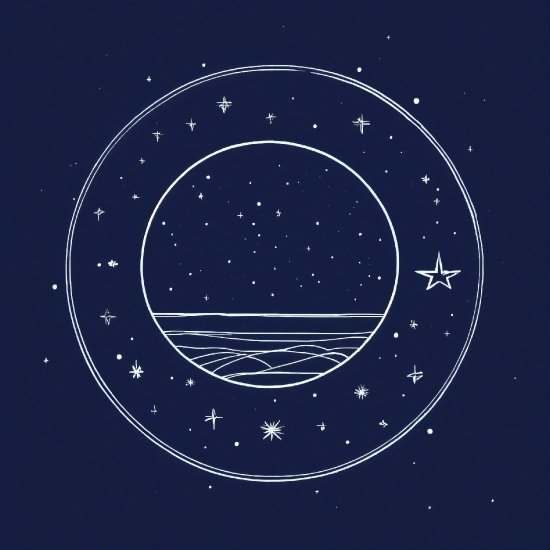 Crescent, Astronomical Object, Sky, Font, Circle, Art
