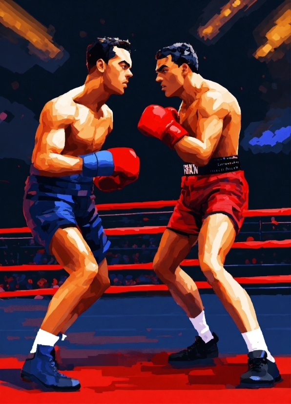 Digital Print Design, Glove, Muscle, Sports Equipment, Boxing Glove, Shorts