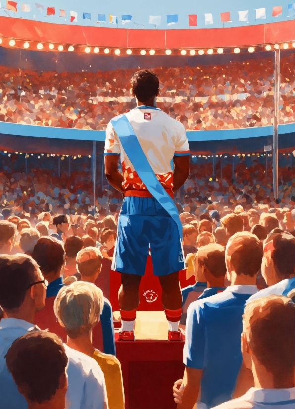 Download Wallpaper Anime Hd Android, Shirt, World, Field House, Product, Player