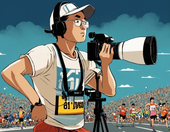 Etsy Digital Designs, Muscle, Cartoon, Gesture, Camera Lens, Camera