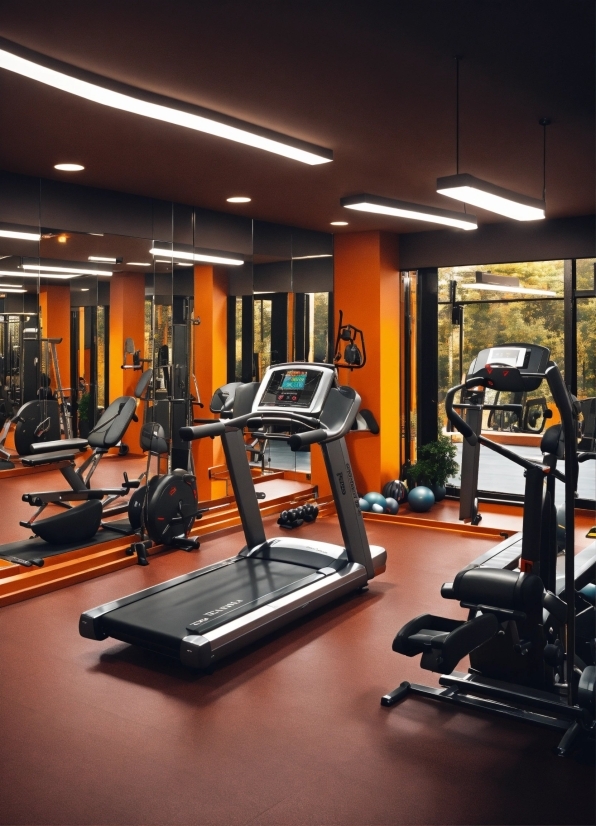 Exercise Machine, Exercise Equipment, Treadmill, Automotive Design, Gym, Floor