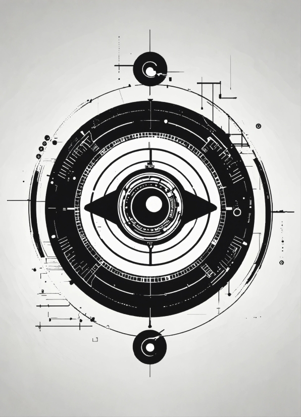 Eye, Art, Font, Circle, Symmetry, Pattern