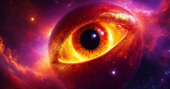 Eye, Eyelash, Iris, Astronomical Object, Circle, Art