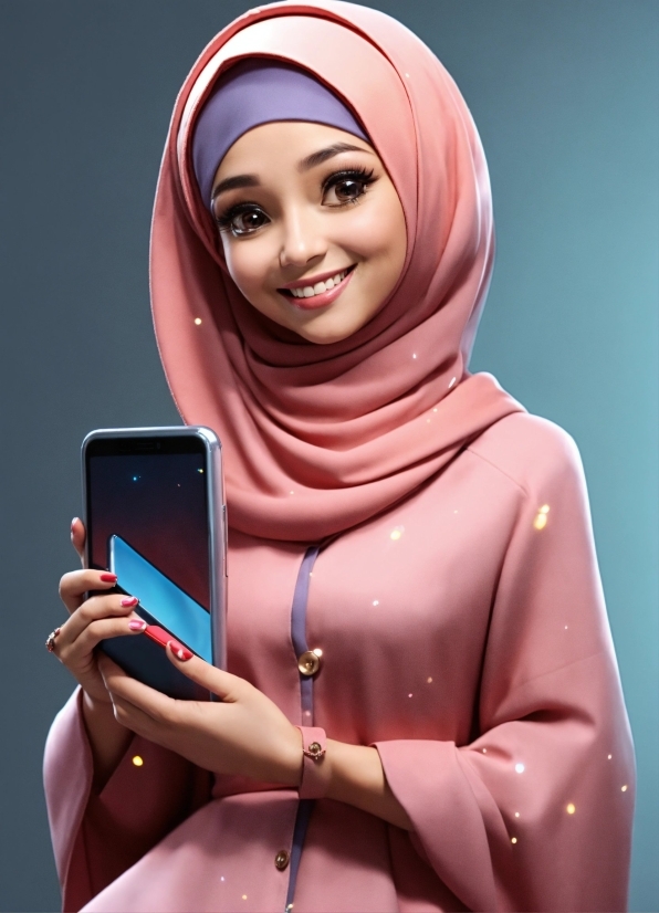 Face, Smile, Hand, Mobile Phone, Sleeve, Telephony