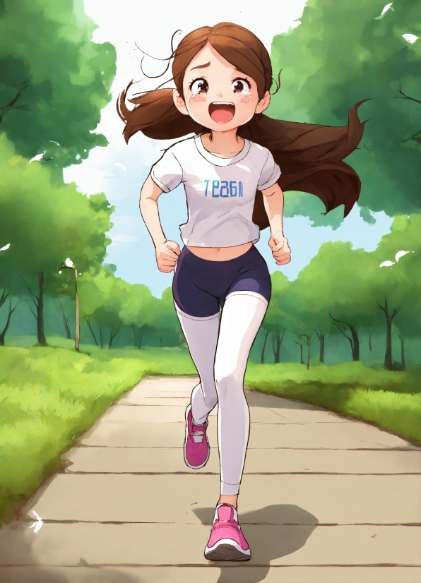 Facial Expression, Leg, Cartoon, Happy, People In Nature, Thigh