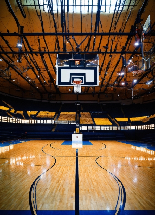 Field House, Wood, Building, Line, Ball Game, Sports
