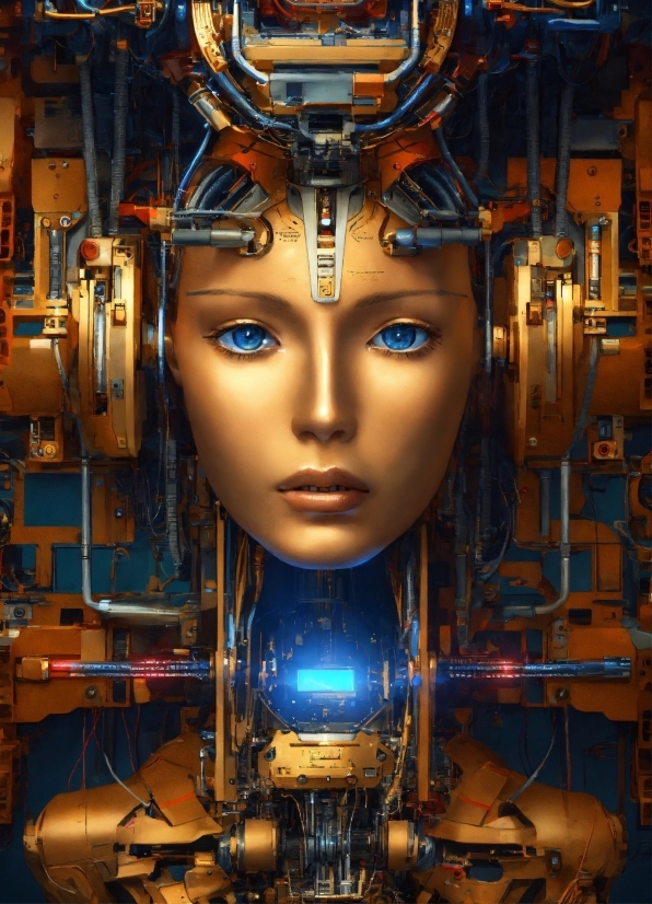 Flash Photography, Cg Artwork, Space, Electric Blue, Fictional Character, Machine