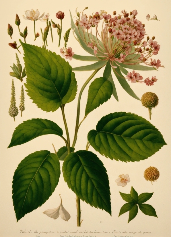 Flower, Plant, Botany, Petal, Shrub, Illustration